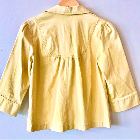 Ambition 100% cotton Buttercup Yellow Blazer - Picture 5 of 5